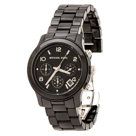 mk5162 michael kors|Michael Kors Ceramic Chronograph Quartz Black Dial Watch .